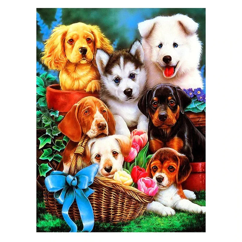 DIY 5D Diamond Painting Landscape Animal Embroidery Home Decor Gift