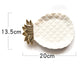 Gold Plated Dessert Plate Ceramic Jewelry Plate Home Decor