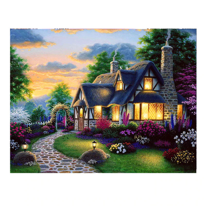 DIY 5D Diamond Painting Landscape Animal Embroidery Home Decor Gift