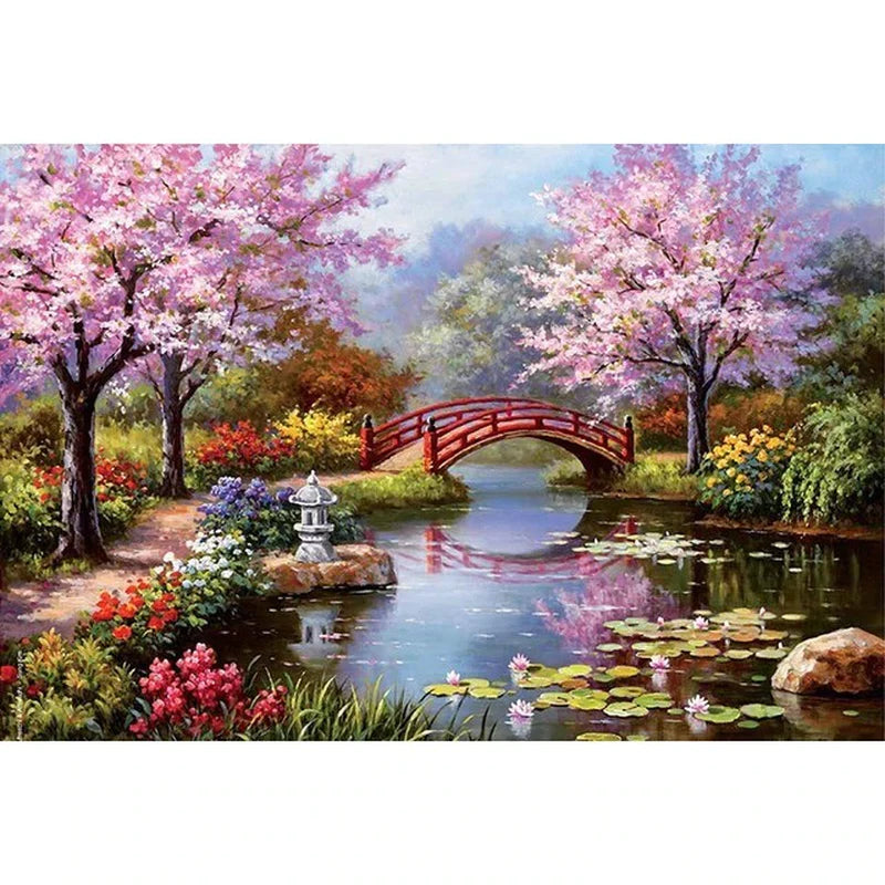 DIY 5D Diamond Painting Landscape Animal Embroidery Home Decor Gift